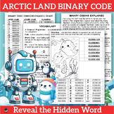 Arctic Land Binary Code: Learn Binary Code Through Colorin