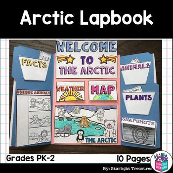 Preview of Arctic Lapbook for Early Learners - Animal Habitats