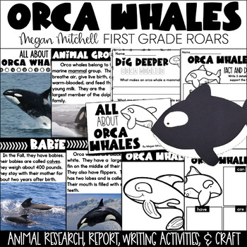 Preview of Arctic Orca Killer Whale Nonfiction Informational Text Reading Writing Research