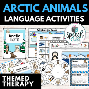 Preview of ARCTIC ANIMALS Speech Therapy Interactive Language Activities for Mixed Groups