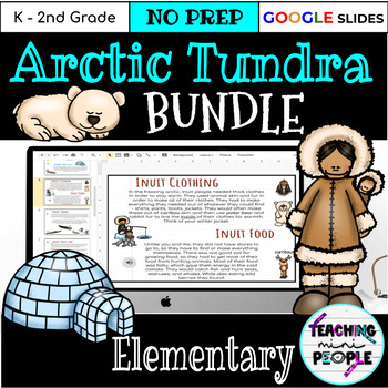 Preview of Arctic Tundra Biome BUNDLE Digital Notebooks | Science Centers