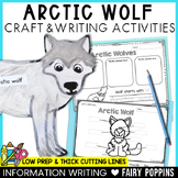 Arctic Wolf Craft & Writing | Arctic Animals Activities, P