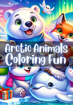 Preview of Arctic Wonders: A 50-Page Coloring Expedition