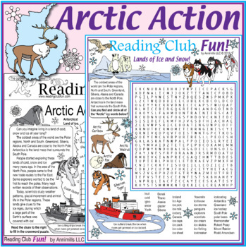 Arctic and Antarctic Puzzle Bundle – Facts, Animals, Geography, Climate