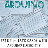 Arduino basics task cards for middle or high school - micr