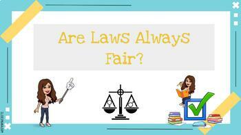 Preview of Are Laws Fair? Equality's Call Read Aloud Slides