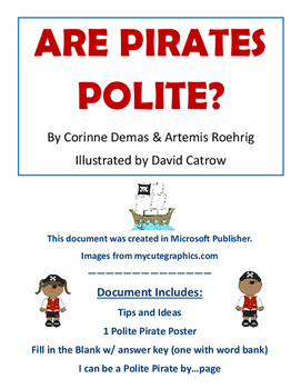 Preview of Are Pirates Polite? (seesaw friendly)