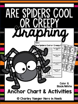 Preview of Are Spiders Cool or Creepy Graphing and Activities