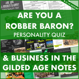 Are You A Robber Baron? Personality Quiz + Gilded Age Busi