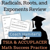 Radicals Roots and Exponents Review