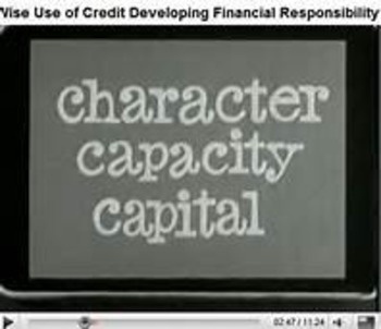 Preview of Are You Credit Worthy? (The 3 C's of a Credit Score), A Play