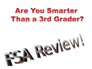Preview of Are You Smarter Than A 3rd Grader Math Review
