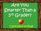 Are You Smarter Than a Fifth 5th Grader PowerPoint Template