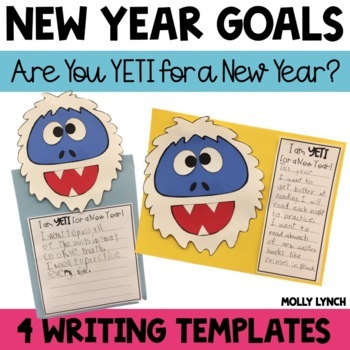 Are You YETI for New Year? New Year Goal Setting Craft | TpT