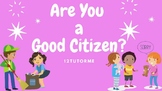 Are You a Good Citizen Lesson Plan