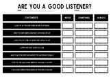 Are You a Good Listener? Survey