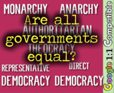 Government Types Stations Activity | Monarchy Democracy Re
