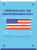 Are you a Federalist or Anti-Federalist? - Google Forms Pe