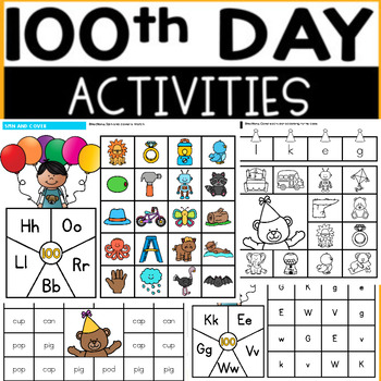 Preview of Are you looking for 100th Day of School Activities for kindergarten or first gra