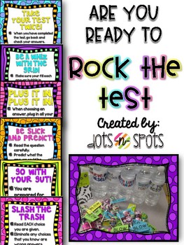 Preview of Are you ready to Rock the Test? Standardized Testing Strategies