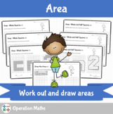 Area - Work out and draw areas