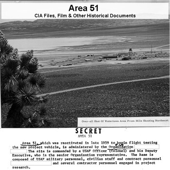 Preview of Area 51 CIA Files, Film & other Historical Documents