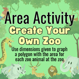 Area Activity - Build a Zoo - Graph Polygons/Find Dimensio