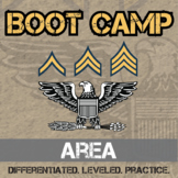 Area Boot Camp - Printable & Digital Differentiated Practi
