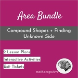 Area Bundle: Find Unknown Sides and Build Compound Shapes