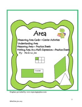 Preview of Area-- Center Activities, Printables
