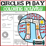 Area Circumference Circles Personalized Pi Day Heart Color