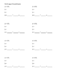 Area, Circumference, Volume, Surface Area Steps Worksheet