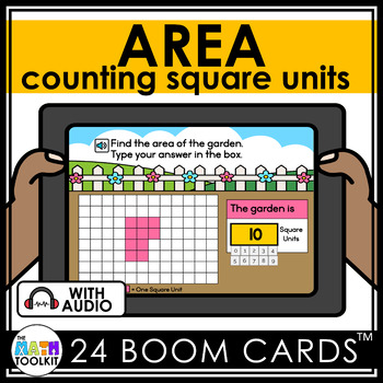 Preview of Area-Counting Square Units SPRING BOOM CARDS™️
