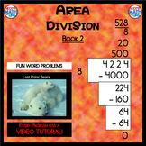 Area Division - Book 2 (ie: 4,224 ÷ 8 = 528) (Distance Learning)