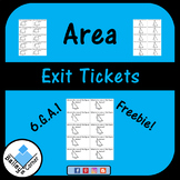 Area Exit Tickets Sample
