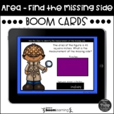 Area – Finding the Missing Side Boom Cards™ - Digital Task Cards