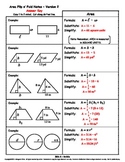 Area Flip n' Fold Notes