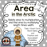 Area Game and Printables- Relate area to Multiplication