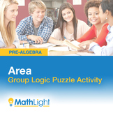 Area Group Activity- Logic Puzzle | Good for Distance Learning