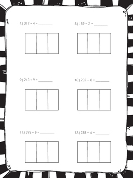 area model division practice worksheets by jumpingbeans tpt