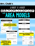 Area Model Multiplication - 2 digit by 1 digit