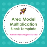 Area Model Multiplication (Blank Template)