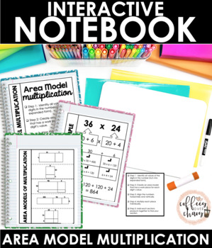 Preview of Area Model Multiplication Interactive Notebook