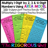 Area Model Multiplication: Multiply 1-Digit by Multi-Digit