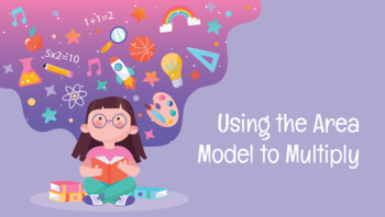 Preview of Area Model Multiplication PowerPoint & Growing BUNDLE (3+ weeks of activities!)