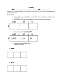 Area Model Practice Worksheet