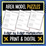 Area Model Puzzles Fourth Grade 4.NBT.5