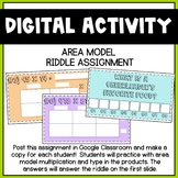 Area Model Riddle Assignment