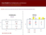 Area Model for Multiplication & Division (animated PowerPo