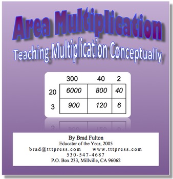 Preview of Area Multiplication: Teaching Multiplication with Understanding